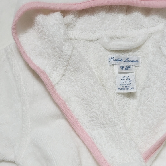 Ralph Lauren Baby Cotton Snuggly Bathrobe - Picture 5 of 5